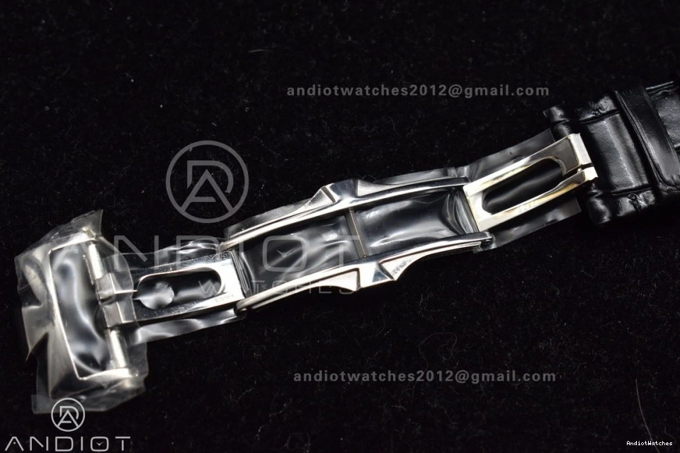 Black SportInspired Maker Dial Black 8F Overseas Strap on 932 Rubber SS 0426